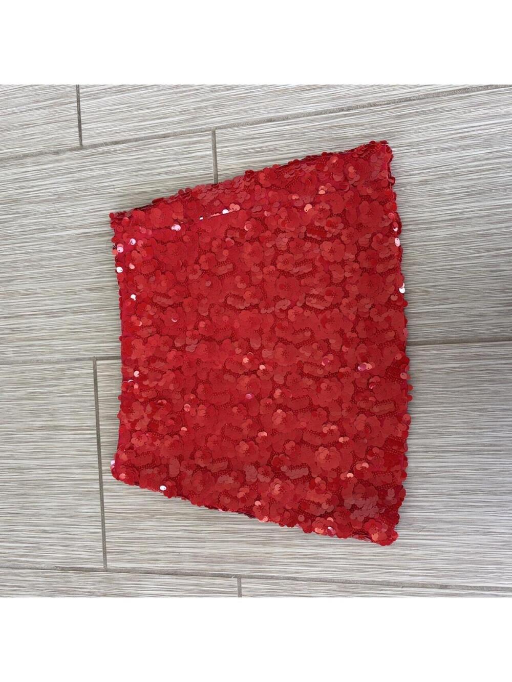 Zara Women's Red Skirt - Picture 5 of 6